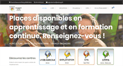 Desktop Screenshot of lyceeagricoledeloise.com